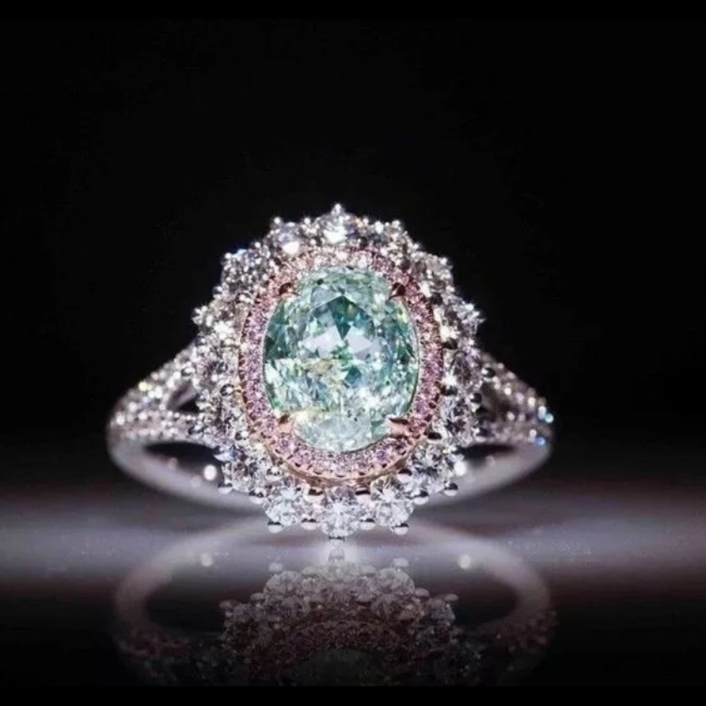 BRAND NEW 14KT/.925 AQUAMARINE/PINK/WHITE SAPPHIRE